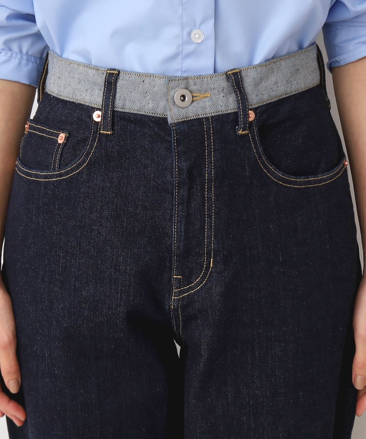 デッサン（ユニセックス）(Dessin(UNISEX))の【ユニセックス・洗える】テーパードデニムパンツ16