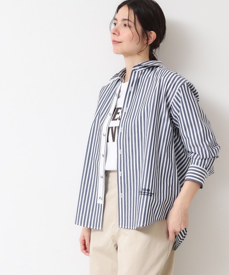デッサン（ユニセックス）(Dessin(UNISEX))の【ユニセックス】ストライプシャツ5
