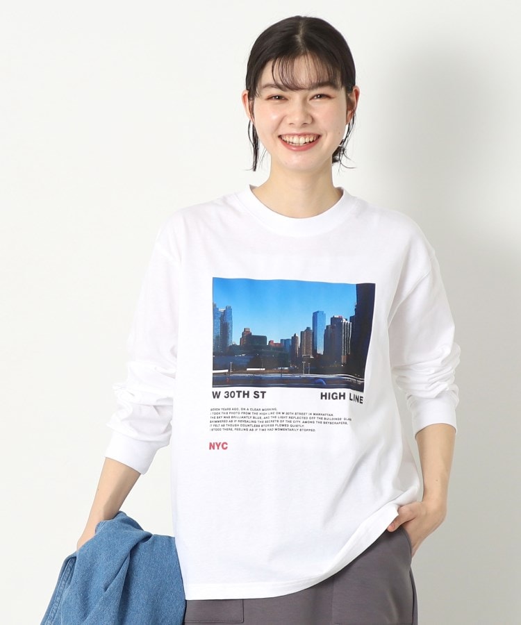 ユニセックス・洗える】フォトプリントロングスリーブTシャツ ユニセックス・洗える】フォトプリントロングスリーブTシャツ