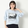 デッサン（ユニセックス）(Dessin(UNISEX))の【ユニセックス・洗える】フォトプリントロングスリーブTシャツ ブルー(091)