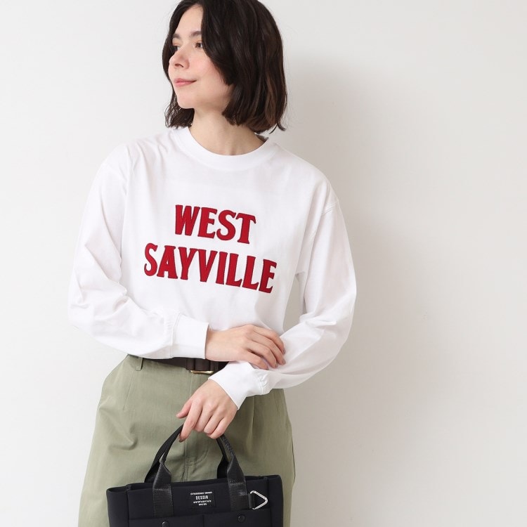 デッサン（ユニセックス）(Dessin(UNISEX))の【ユニセックス・洗える】ロングスリーブロゴTシャツ カットソー