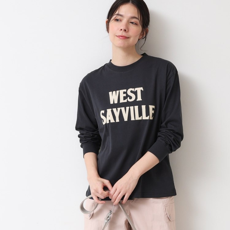 デッサン（ユニセックス）(Dessin(UNISEX))の【ユニセックス・洗える】ロングスリーブロゴTシャツ カットソー