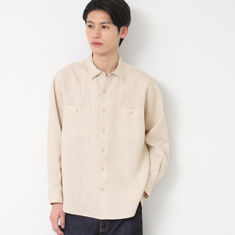 デッサン（ユニセックス）(Dessin(UNISEX))の【ユニセックス】リネンシャツ カジュアルシャツ