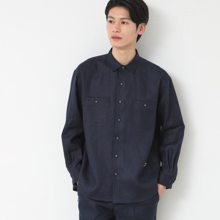 デッサン（ユニセックス）(Dessin(UNISEX))の【ユニセックス】リネンシャツ カジュアルシャツ