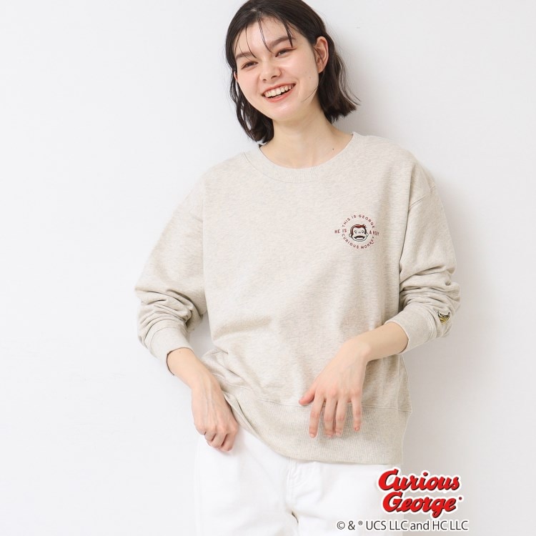 デッサン（ユニセックス）(Dessin(UNISEX))の【ユニセックス/おさるのジョージコラボ】スウェット スウェット・トレーナー