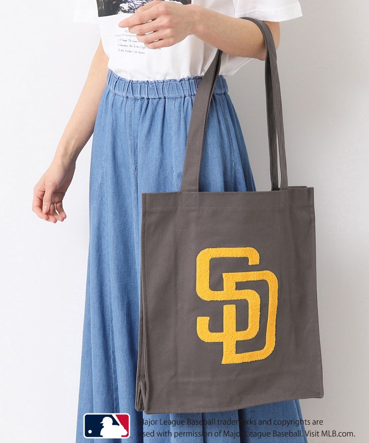 デッサン（ユニセックス）(Dessin(UNISEX))の【ユニセックス】MLB/ロゴ入りトートバッグ3