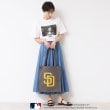 デッサン（ユニセックス）(Dessin(UNISEX))の【ユニセックス】MLB/ロゴ入りトートバッグ4