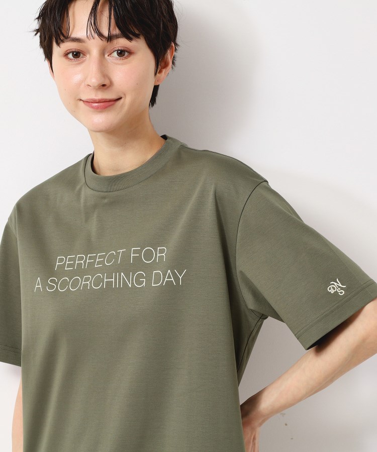 デッサン（ユニセックス）(Dessin(UNISEX))の【ユニセックス／接触冷感／抗菌防臭／洗える】アイスクリアコットンロゴTシャツ5