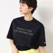 デッサン（ユニセックス）(Dessin(UNISEX))の【ユニセックス／接触冷感／抗菌防臭／洗える】アイスクリアコットンロゴTシャツ ネイビー(095)