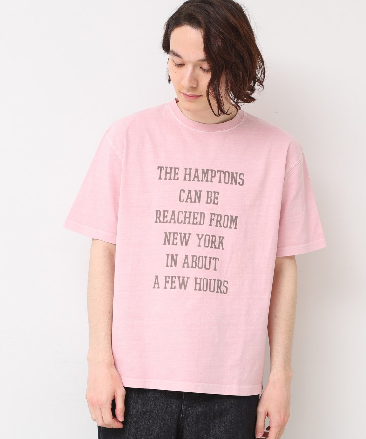 デッサン（ユニセックス）(Dessin(UNISEX))の【ユニセックス】ピグメントTシャツ ピンク(072)