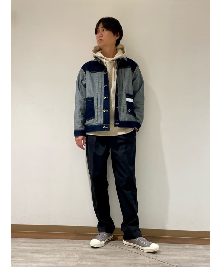 リバーシブル・ユニセックス】デニムジャケット(デニム リバーシブル・ユニセックス】デニムジャケット(デニム