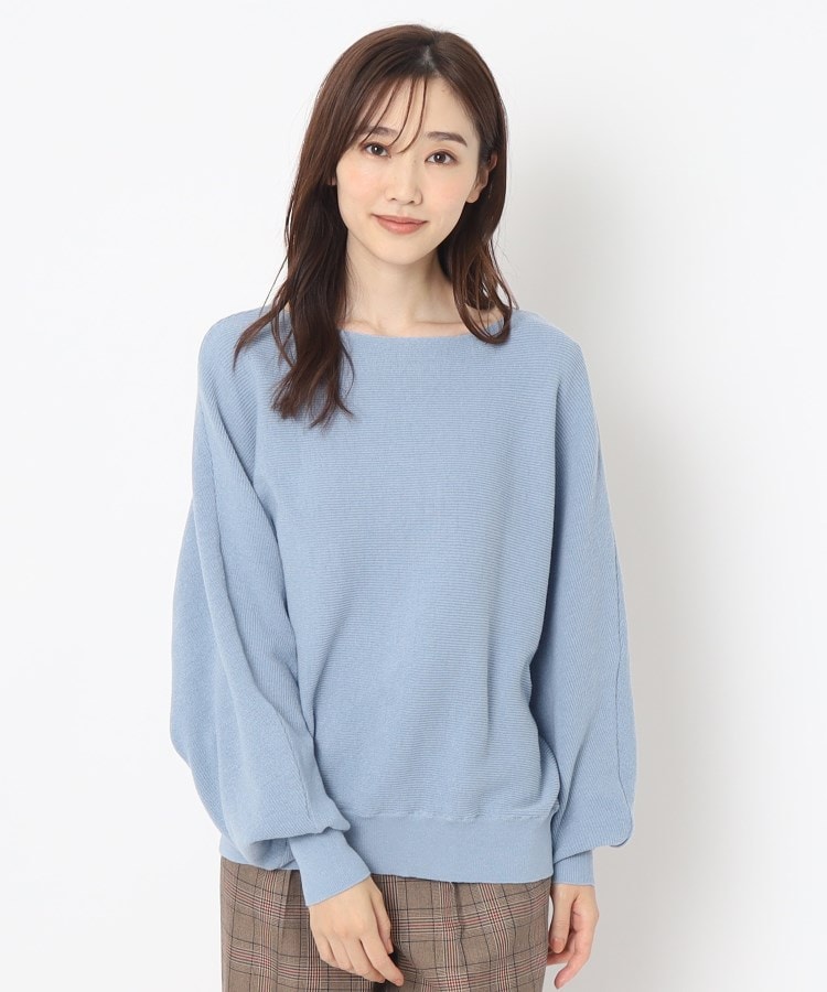カラーが新鮮!大人のドルマンプルオーバー(ニット/セーター