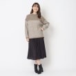 ヨリモ(YORIMO)の【洗える・ゆったり】映えるジャカードボトルネックニットは嬉しい小顔見え♪17