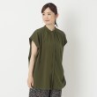 ヨリモ(YORIMO)の【洗える】バンドカラードルマンシャツ11