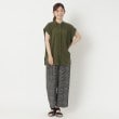 ヨリモ(YORIMO)の【洗える】バンドカラードルマンシャツ13