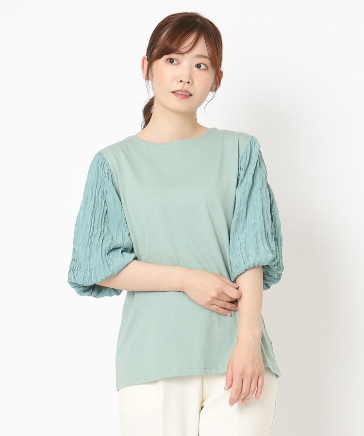 ヨリモ(YORIMO)の【袖コンシャスデザイン】袖バルーンプルオーバー11