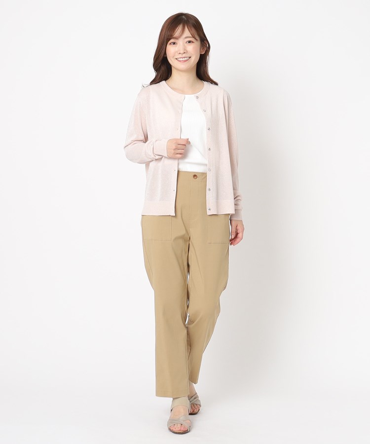 ヨリモ(YORIMO)の【トレンドのキラキララメ】クルーネックカーディガン12