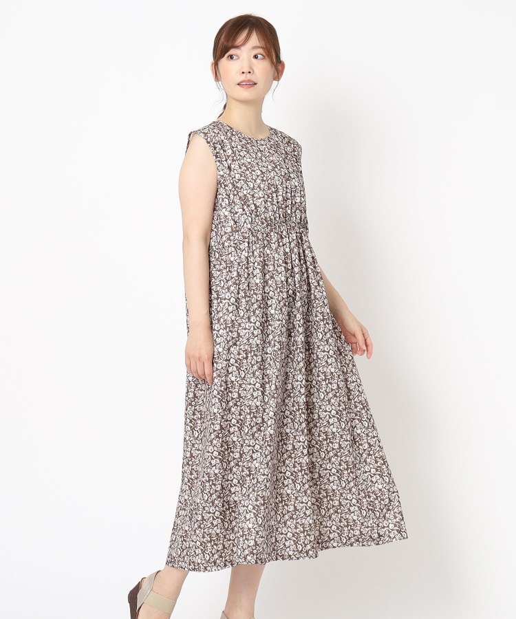 ヨリモ(YORIMO)の【大人のフラワープリント】小花柄フレンチワンピース11