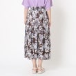 ヨリモ(YORIMO)の【大人のフラワープリント】大花柄ティアードスカート3