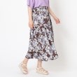 ヨリモ(YORIMO)の【大人のフラワープリント】大花柄ティアードスカート10