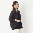 ヨリモ(YORIMO)の【コンパクトに持ち運べる】シアーボーダーカーディガン ブラック(019)