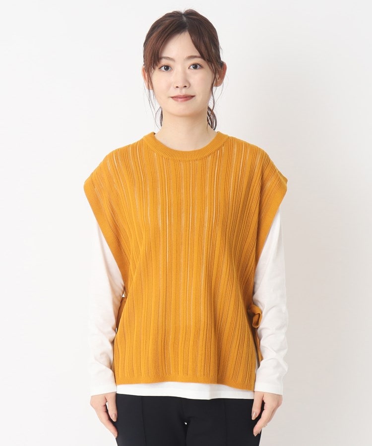ヨリモ(YORIMO)の【セットアイテム】Tシャツ＆ニットベストセット1