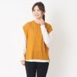 ヨリモ(YORIMO)の【セットアイテム】Tシャツ＆ニットベストセット イエロー(032)