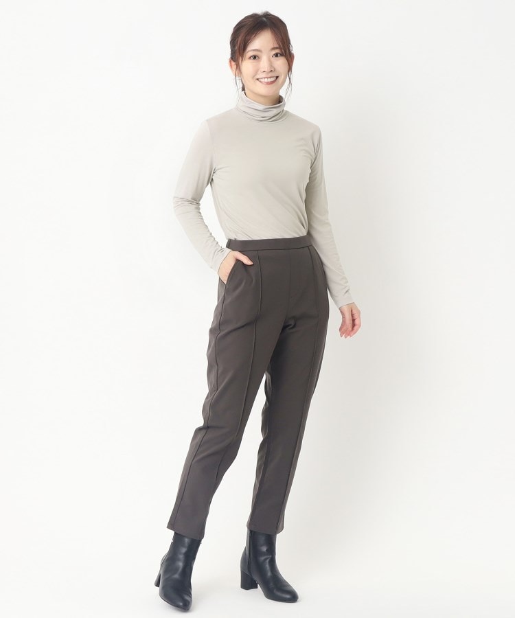 ヨリモ(YORIMO)の【吸水発熱】薄いけれど暖かい！タートルネックインナー12