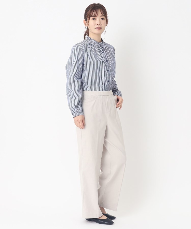 ヨリモ(YORIMO)の【ハイパーストレッチ】穿き心地◎！セミワイドパンツ17