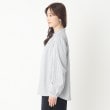 ヨリモ(YORIMO)の【ストライプ柄】スタンドフリルブラウス2