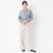 ヨリモ(YORIMO)の【ストライプ柄】スタンドフリルブラウス18