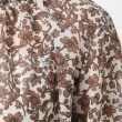 ヨリモ(YORIMO)の【大人の花柄】シャーリングブラウス10