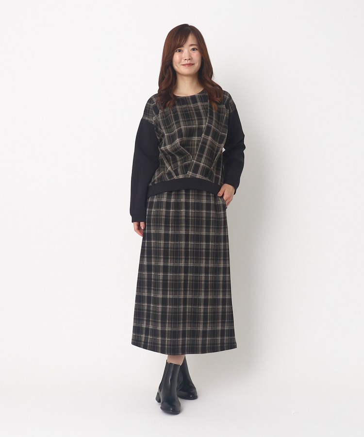 ヨリモ(YORIMO)の【1枚でサマになる】チェックドッキングプルオーバー17