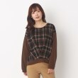 ヨリモ(YORIMO)の【1枚でサマになる】チェックドッキングプルオーバー ブラウン(084)