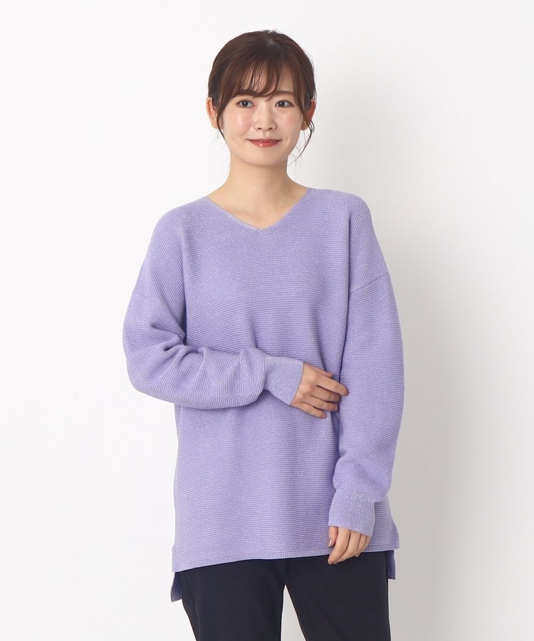 ヨリモ(YORIMO)の【着回し力◎！】ガーター編みニットプルオーバー15