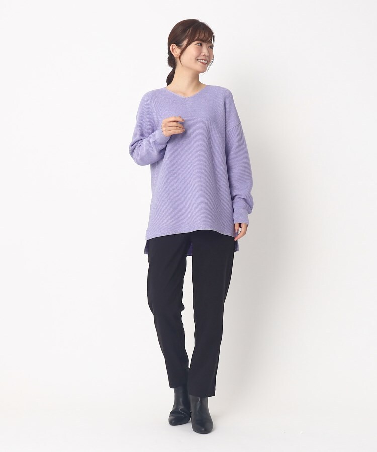 ヨリモ(YORIMO)の【着回し力◎！】ガーター編みニットプルオーバー17