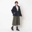 ヨリモ(YORIMO)の【裏リブ素材】スタンドカラーショートコート11