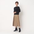 ヨリモ(YORIMO)の【洗える・ウエストゴム仕様】ワイドプリーツスカート13