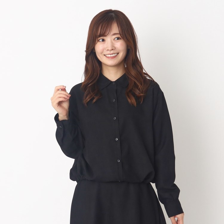 ヨリモ(YORIMO)の【洗える・セットアップ可】フェイクスエードシャツ シャツ・ブラウス