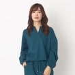 ヨリモ(YORIMO)の【洗える・セットアップ可】ウール見えスキッパーシャツ ブルー(092)