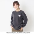 ヨリモ(YORIMO)の【50周年ハローキティコラボ】裏起毛トレーナー チャコールグレー(014)