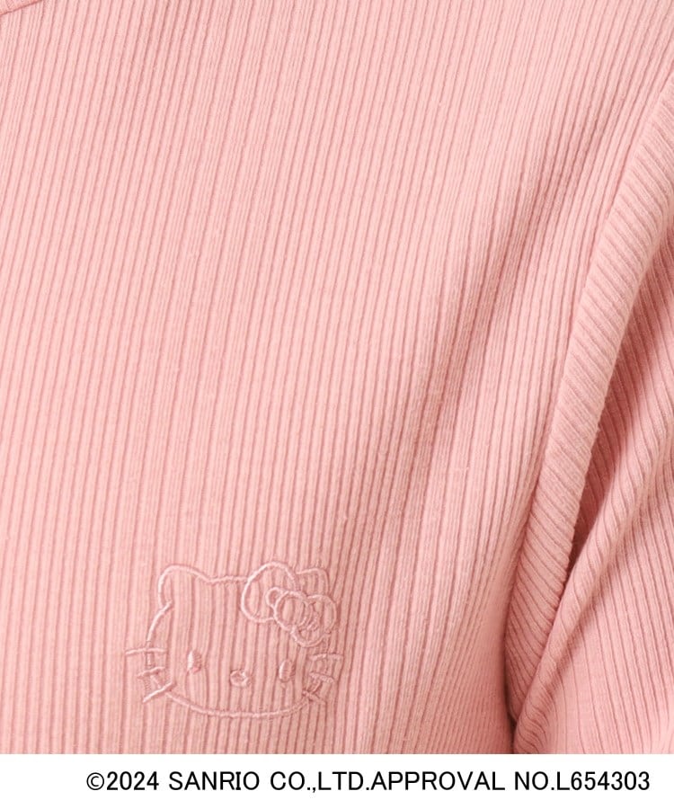 ヨリモ(YORIMO)の【50周年ハローキティコラボ】テレコリブインナーTシャツ19