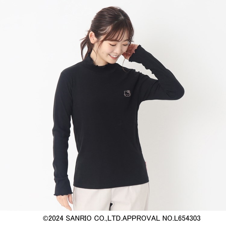 ヨリモ(YORIMO)の【50周年ハローキティコラボ】テレコリブインナーTシャツ カットソー