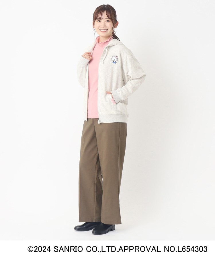 50周年ハローキティコラボ】裏毛ZIPパーカー(パーカー 50周年ハローキティコラボ】裏毛ZIPパーカー(パーカー