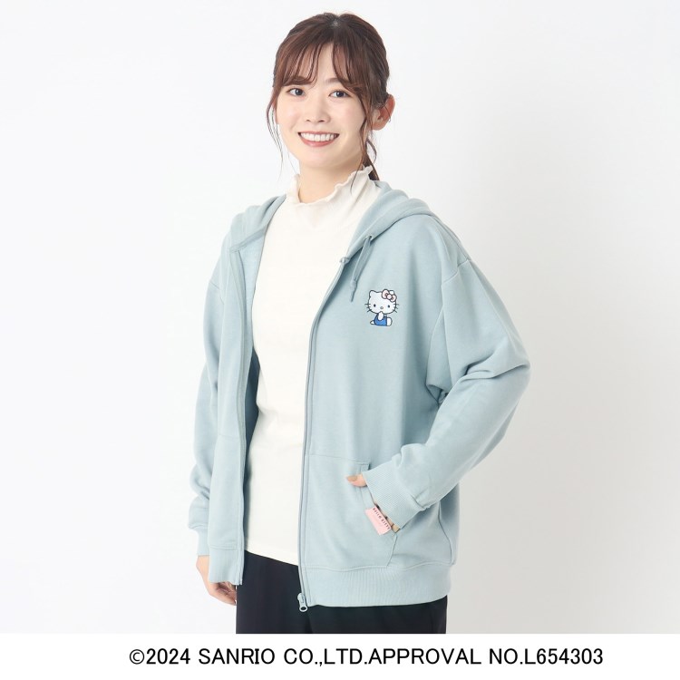 50周年ハローキティコラボ】裏毛ZIPパーカー(パーカー 50周年ハローキティコラボ】裏毛ZIPパーカー(パーカー