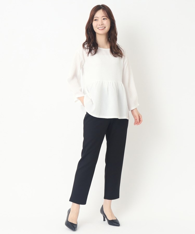 ヨリモ(YORIMO)の【スッキリ細見え】テーパードパンツ10
