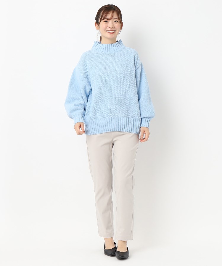 ふっくら気持ちいい】鹿の子編みニット(ニット/セーター ふっくら気持ちいい】鹿の子編みニット(ニット/セーター