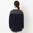 ヨリモ(YORIMO)の【ゆとりのあるサイズ感】チェックドッキングプルオーバー3