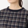 ヨリモ(YORIMO)の【ゆとりのあるサイズ感】チェックドッキングプルオーバー4
