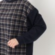 ヨリモ(YORIMO)の【ゆとりのあるサイズ感】チェックドッキングプルオーバー5